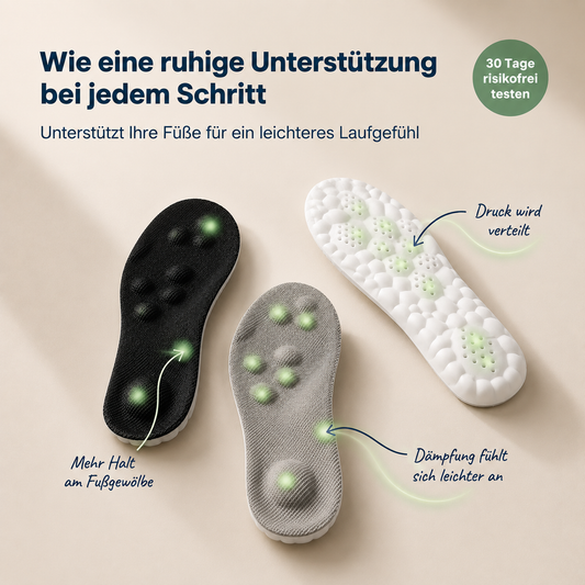 Schritt Leicht Aktiv-Einlagen