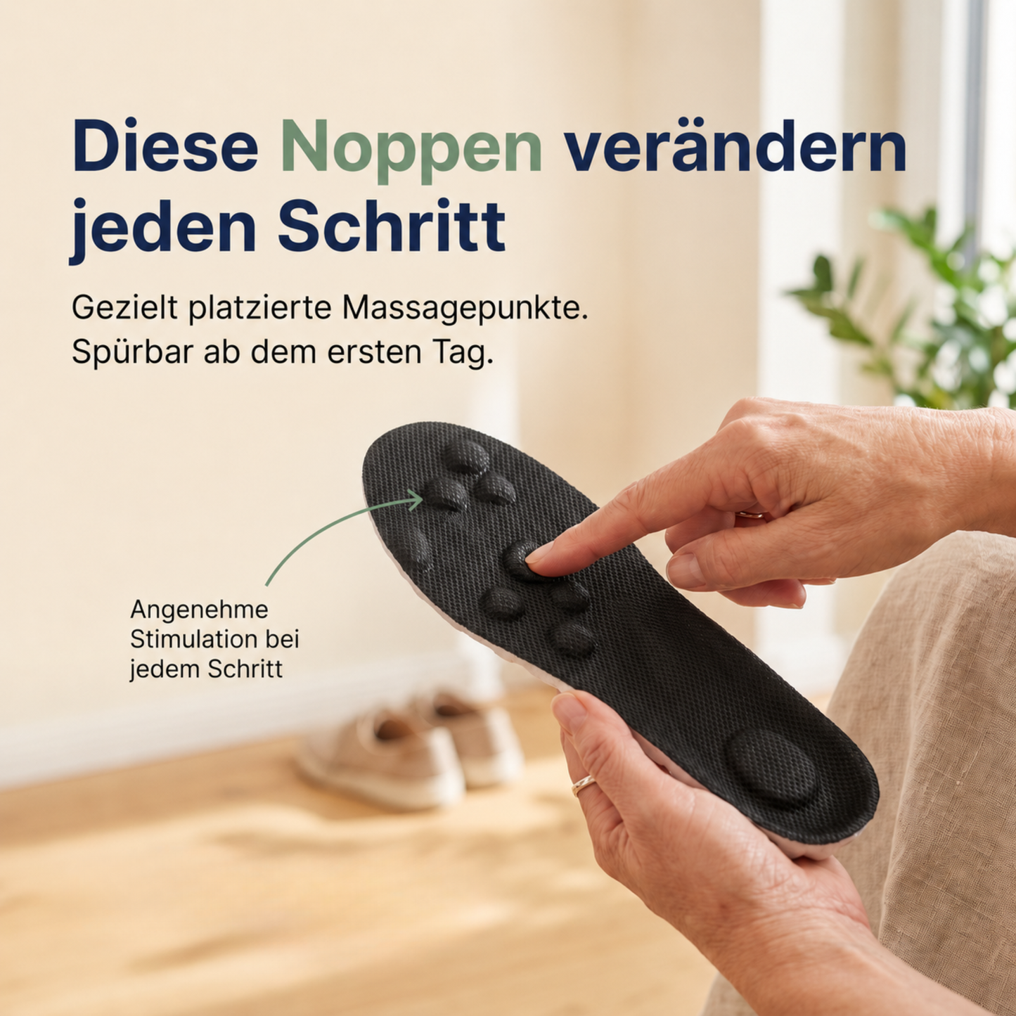 Schritt Leicht Aktiv-Einlagen
