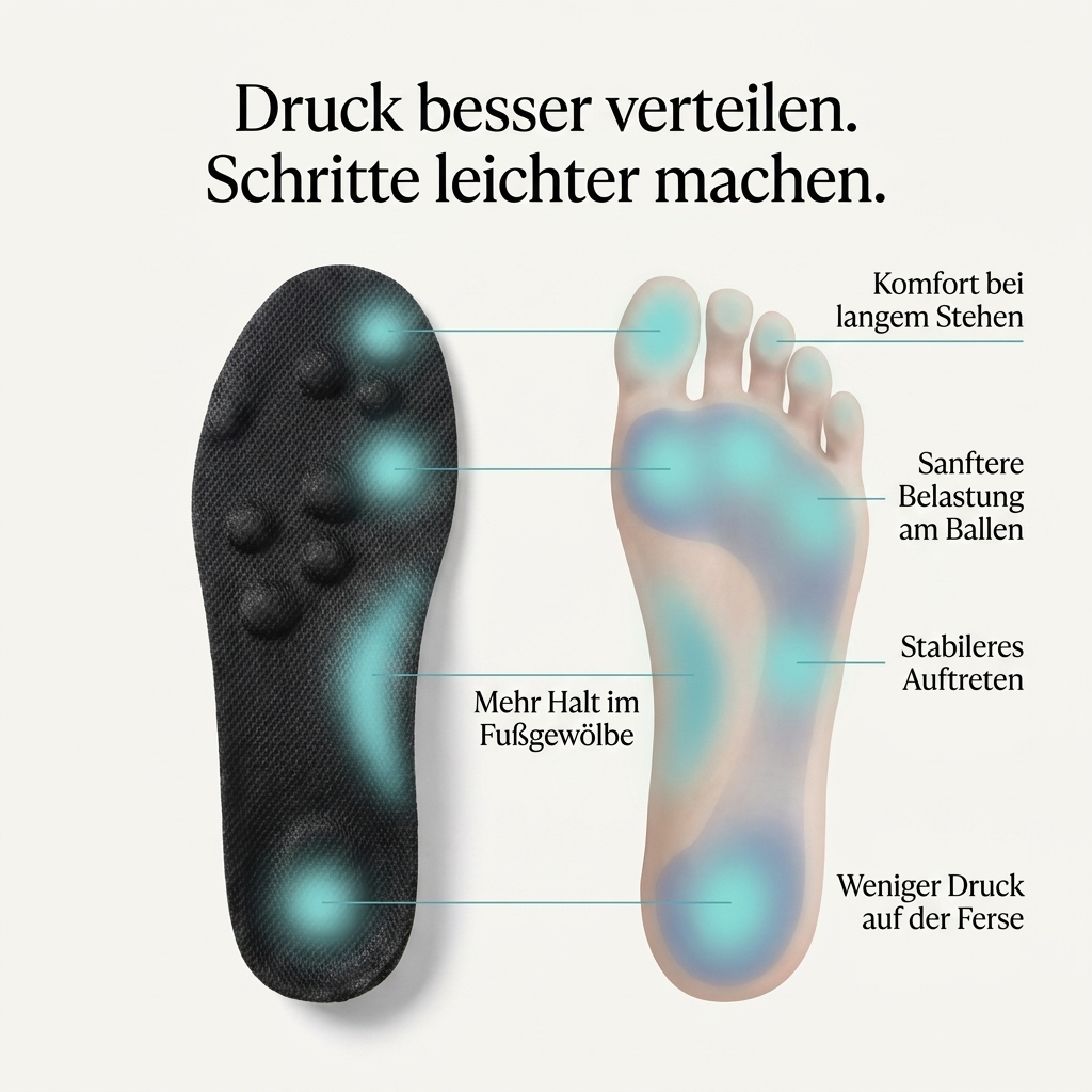 Schritt Leicht Aktiv-Einlagen