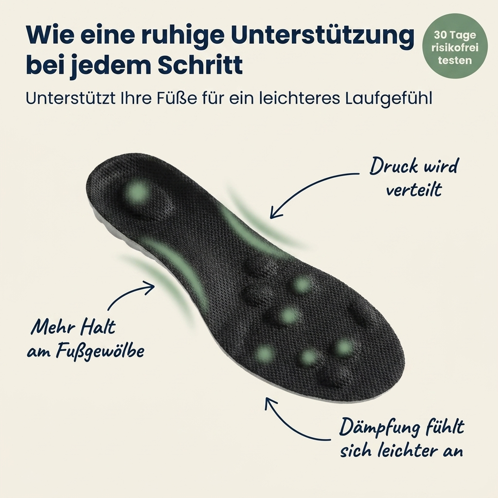 Schritt Leicht Aktiv-Einlagen