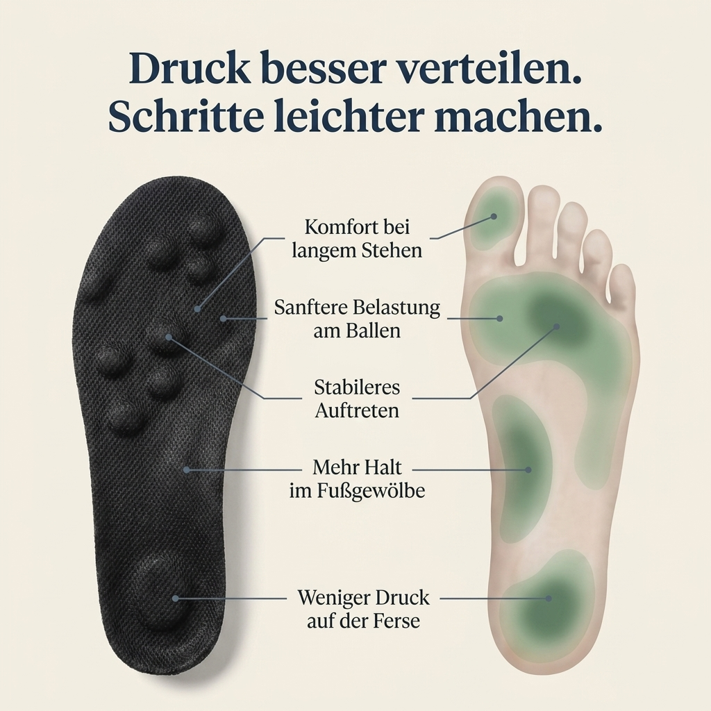 Schritt Leicht Aktiv-Einlagen