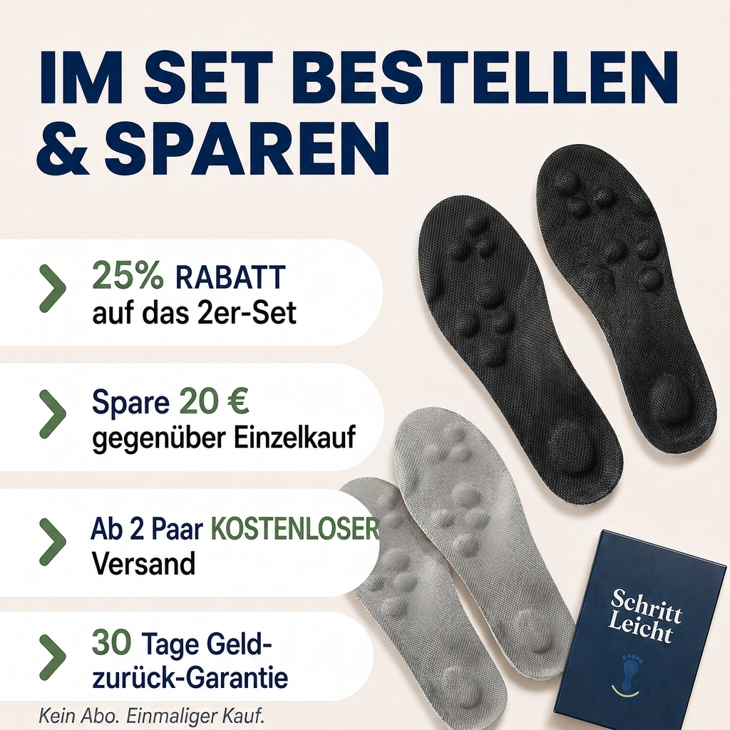 Schritt Leicht Aktiv-Einlagen