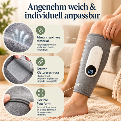 Schritt Leicht Wadenmassagegerät mit Wärme & Luftkompression